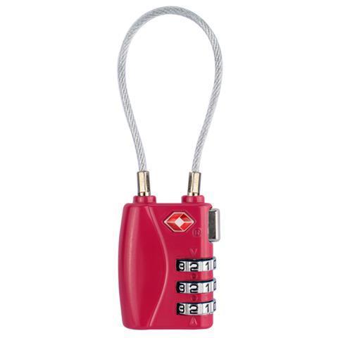 [SG seller]Overseas Travel ProductTSA719Just Tsa Lock Travel Suitcase Anti-Theft3Bit Steel Rope Password Lock