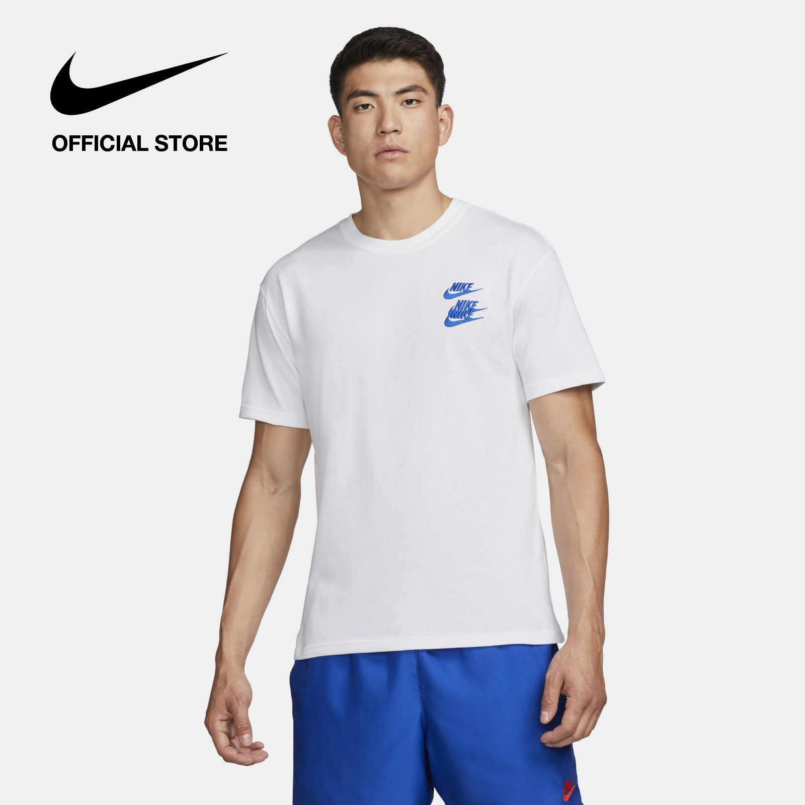 Nike Men's Sportswear World Tour 2 T-Shirt - White