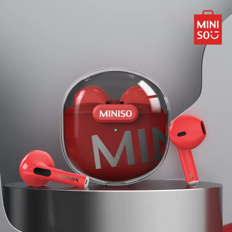 MINISO M01  Bluetooth Earphone 9D HIFI Sound Sport Waterproof TWS Wireless Headphones with Mic for Oppo Realme Xiaomi Earbuds