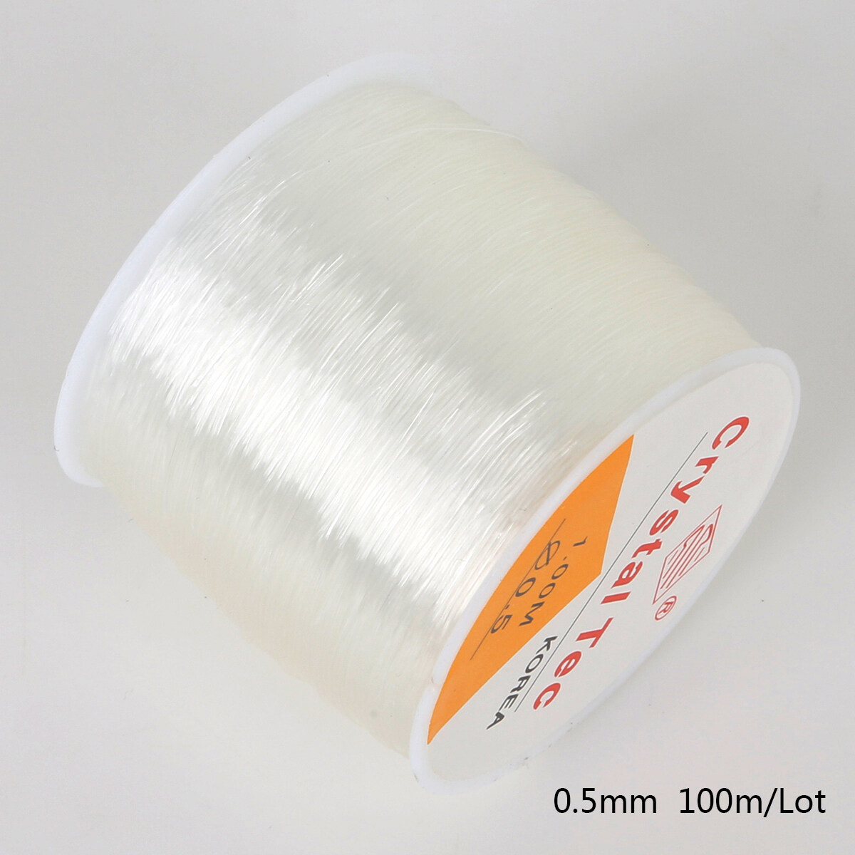 45-100 Meters Plastic Crystal DIY Beading Stretch Cord Transparent Elastic Line Jewelry Making Bracelet Supply Wire String Thread Rope