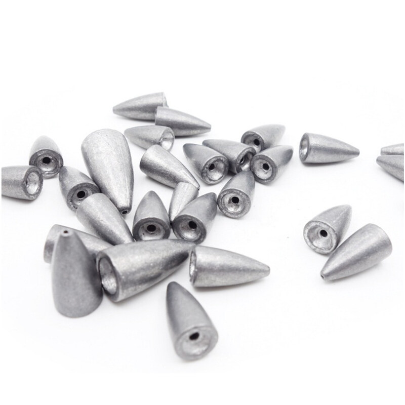 10pcs Lead Fishing Sinker Fishing Weights Casting Sinkers Weight Fishing Accessories