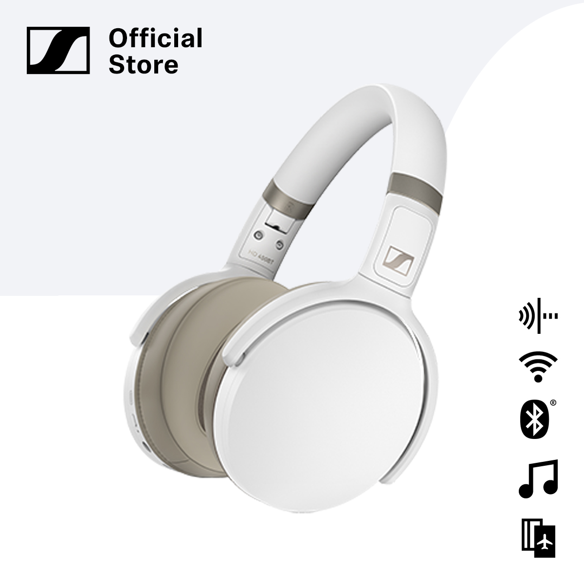 Sennheiser HD 450BT Wireless Bluetooth Headphones with ANC