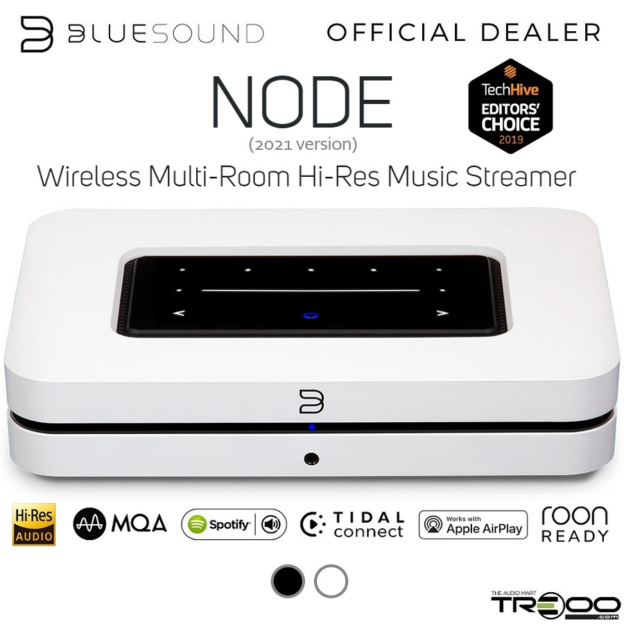 Bluesound NODE (2021 version) MQA Multi-Room Wireless Bluetooth/WiFi/Ethernet Network Streamer