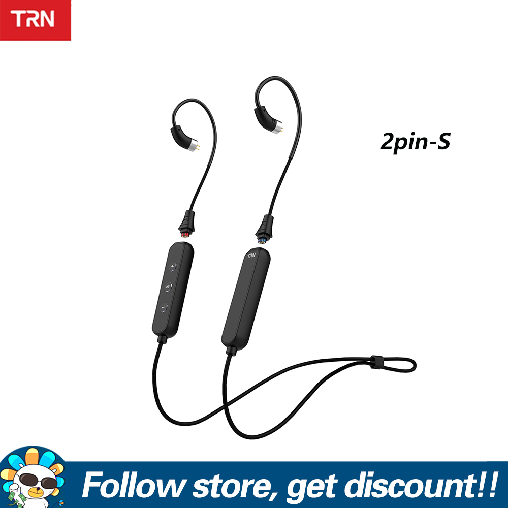 TRN BT3S Pro Bluetooth 5.1 Upgrade Cable AptX HD AptX AAC SBC Encoding Bluetooth Module Wireless 0.75 0.78mm MMCX Magnetic Charging Headphone Replaceable Wire Aluminum Alloy Buttons IPX6 Waterproof He