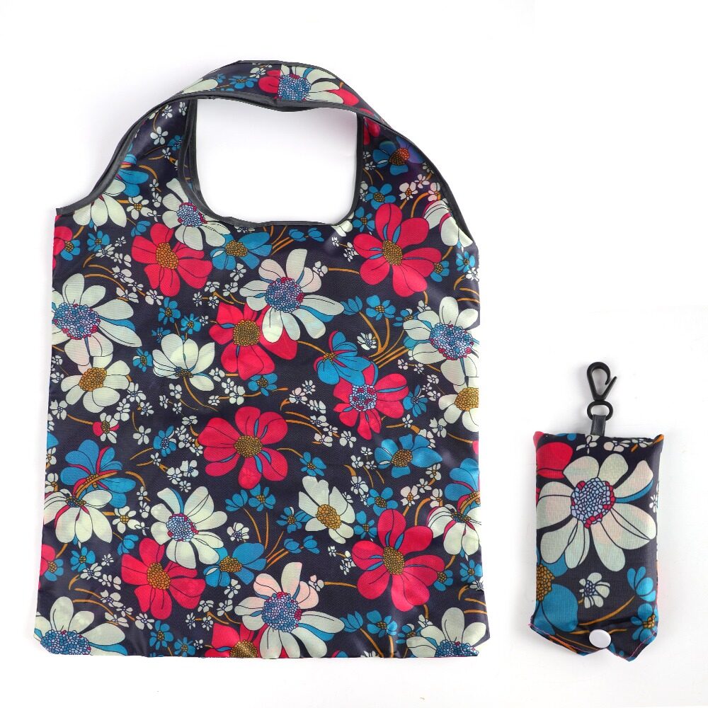 Reusable Eco-Friendly Shopping Bags Foldable Premium Quality Slight Duty Grocery Tote Bag Portable Women Shopping Bags Outdoor Storage Pouch