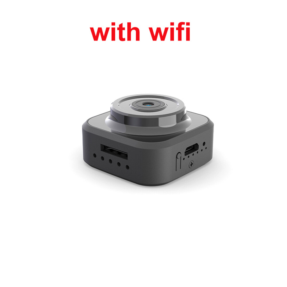 2022 Mini Wifi Spy Camera HD 1080P Wireless Hidden Camera Mini Micro Voice Recorder Motion Detection Home Security Nanny IP P2P Camera DVR Camera with Rechargeable Battery