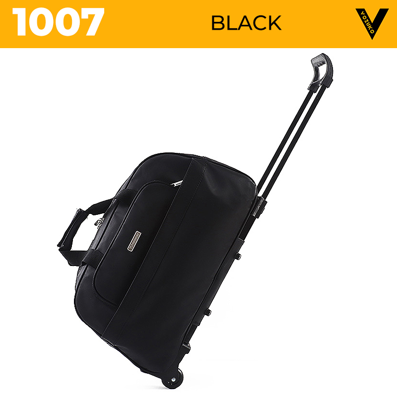 [SG SELLER] HAND-HELD TROLLEY TRAVEL BAG LARGE CAPACITY DETACHABLE TROLLEY WATERPROOF AND LIGHTWEIGHT LUGGAGE [1007]