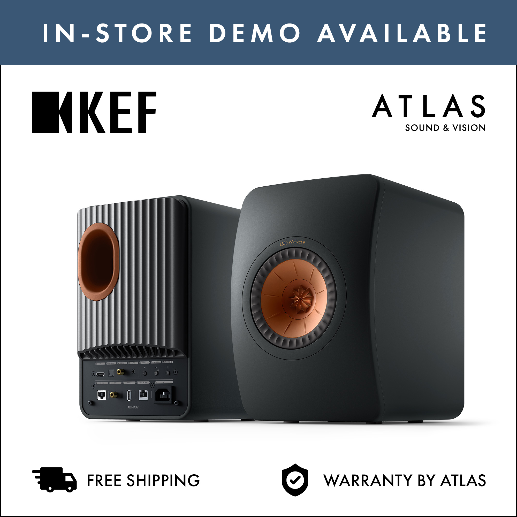 KEF LS50 Wireless II HiFi Speaker