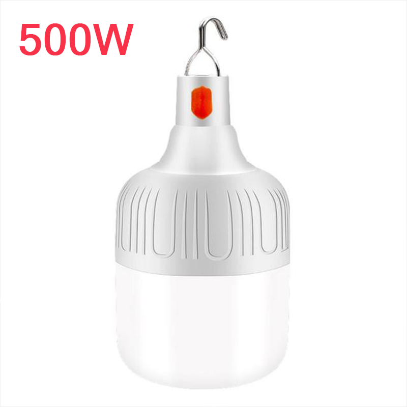 SANX 500W LED Light Bulb USB Rechargeable LED Night Market Light Dimmable Emergency Lights Waterproof Lantern