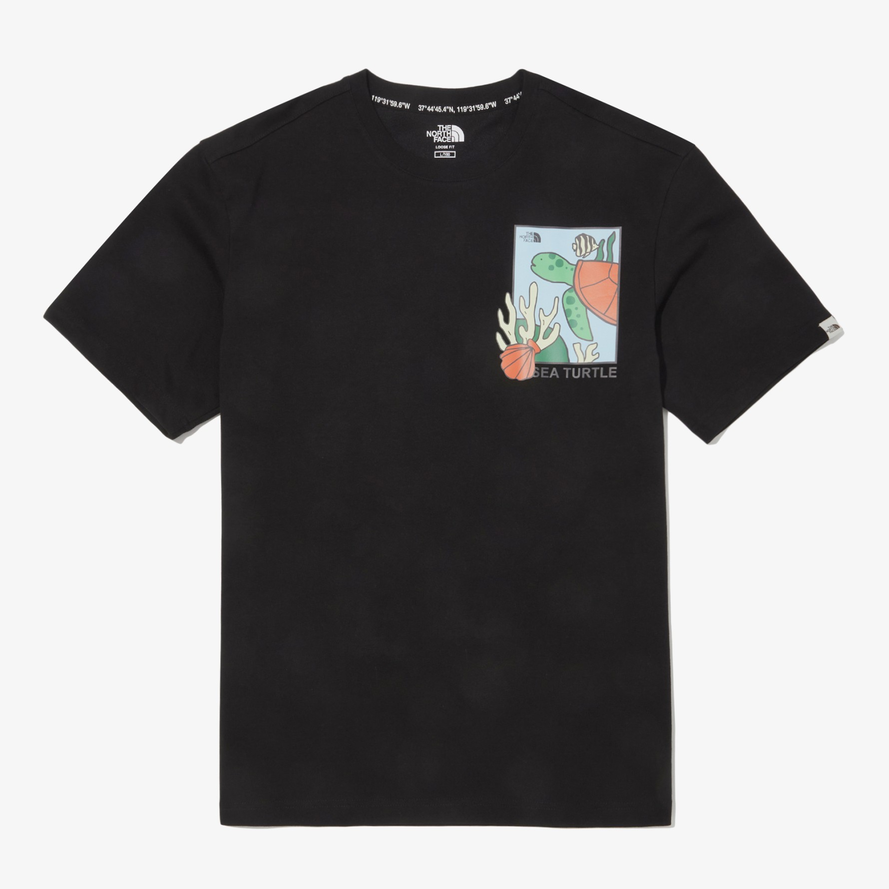 【The North Face】 Korea T-shirt ONE EARTH S/S R/TEE NT7UN05