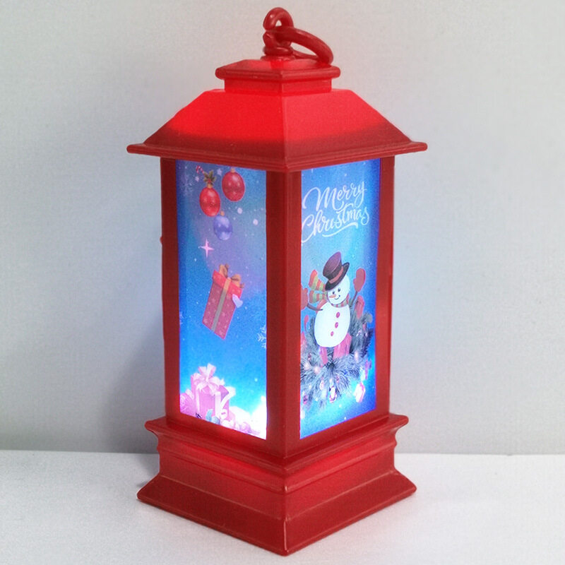 Santa Claus Snowman Lantern Light Merry Christmas Decor For Home Christmas Tree Ornament Xmas Gifts Navidad 2021 New Year 2022