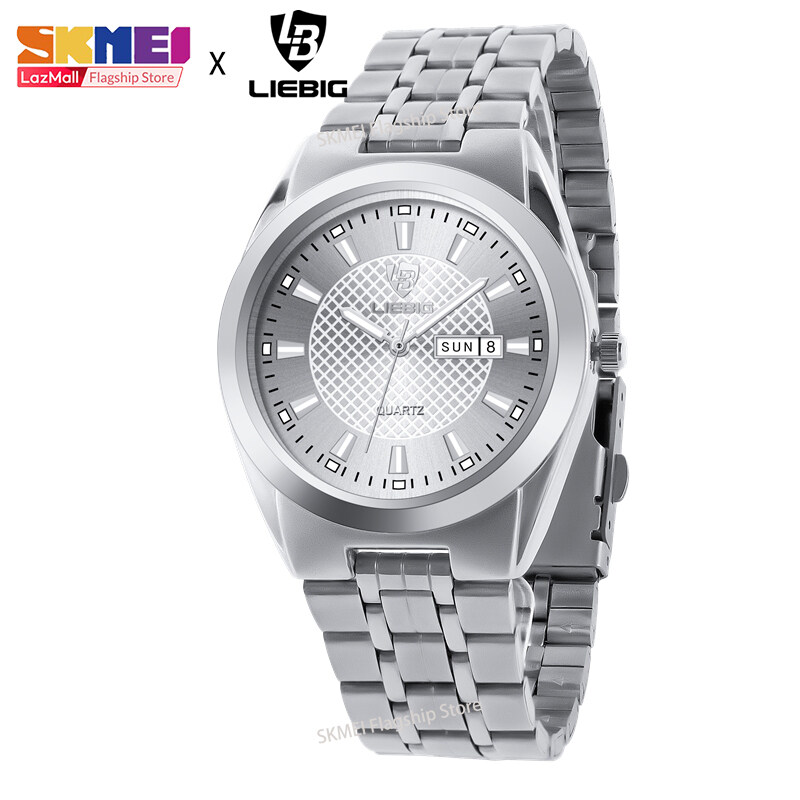 SKMEI Women Couple Watch Casual Fashion Dual Display Stainless Steel Waterproof Wrist Watch For Women Men L1020