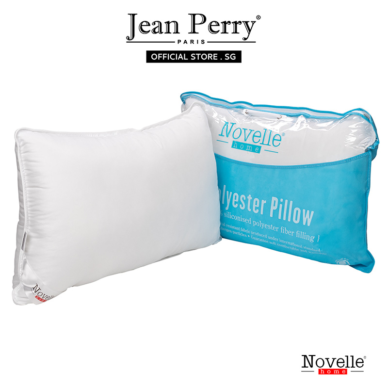 Novelle Firm Pillow I Washable Pillow I Neck Support Pillow I Firm Pillow I Fiber Pillow I Extra Firm Pillow