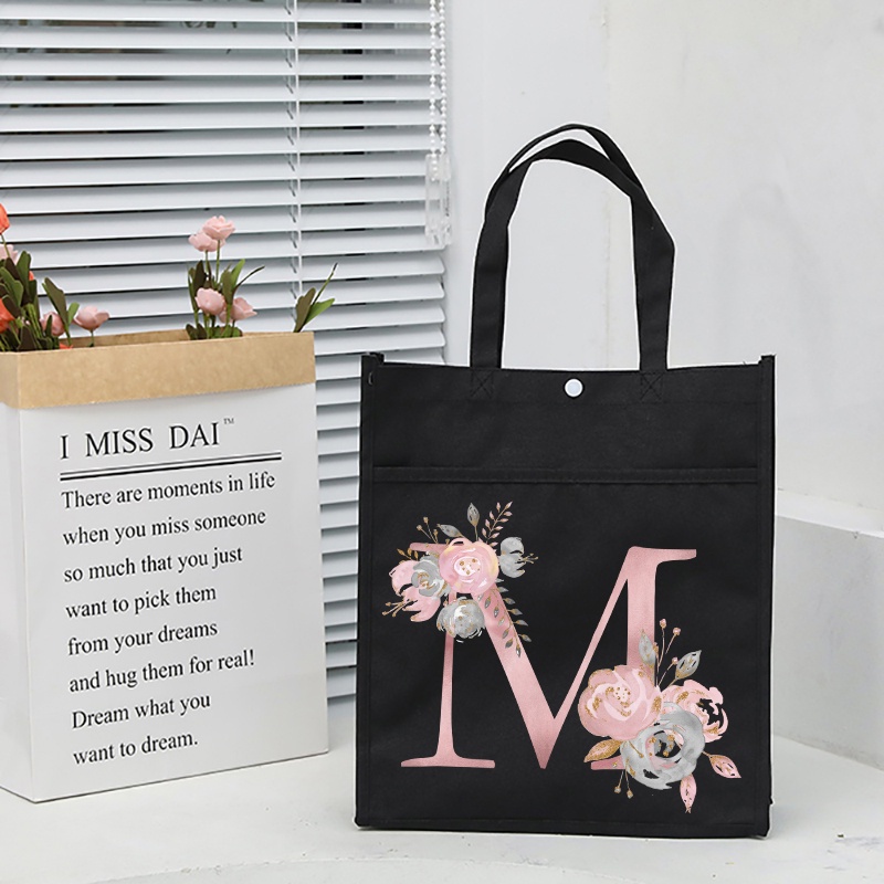 Letter Print Lunch Box/Tuition Bag School Kids Waterproof Bekas Makanan/Beg Sekolah Tuisyen Budak Children's Gifts