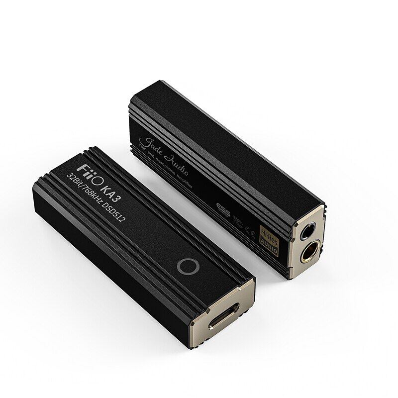 FiiO KA3 Type-C USB DAC AMP Decoding Audio DSD512 Headphone Amplifier 3.5mm 4.4mm Output for Android IOS Mac Windows10