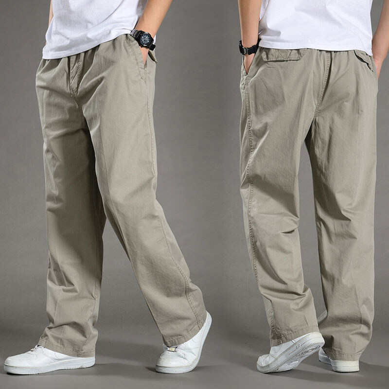 3gxc 4Colors Trousers Casual Pants Men's Fashion Overalls Outdoor Sports Pants Straight Loose