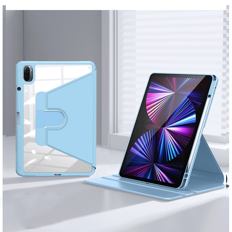 For Xiaomi Mi Pad 5 Pro Case With Pen Slot Tablet 360 Degree Rotation For Xiaomi Mi Pad5 Pro 11" 2021 Magnetic Stand Cover Funda