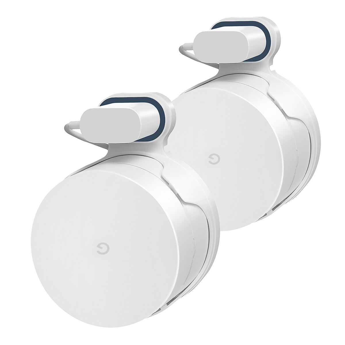 STANSTAR Google WiFi Wall Mount,WiFi Bracket Holder for Google Mesh WiFi Router and System Excellent Cord Management Without Messy Wires or Screws Fit UK Plug