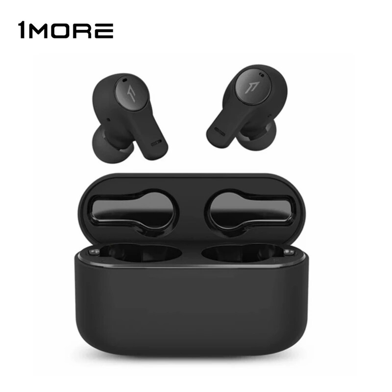 Original 1MORE PistonBuds Tws True Wireless Headphones Bluetooth 5.0 4 Mic Bass Earbuds 550mAh TouchControl Headphones for Android IOS