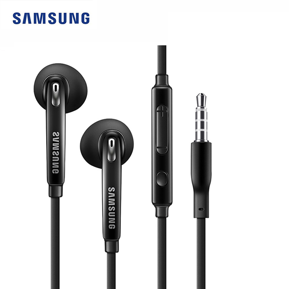 【Ready Stock】Original For Samsung EO-EG920 Earphone 3.5mm In-Ear Headsets With Control Speaker Wired With Mic Sport Earphones For Samsung Galaxy S6 S7 S7 Edge S8 S9 S9+ Mobile Phones