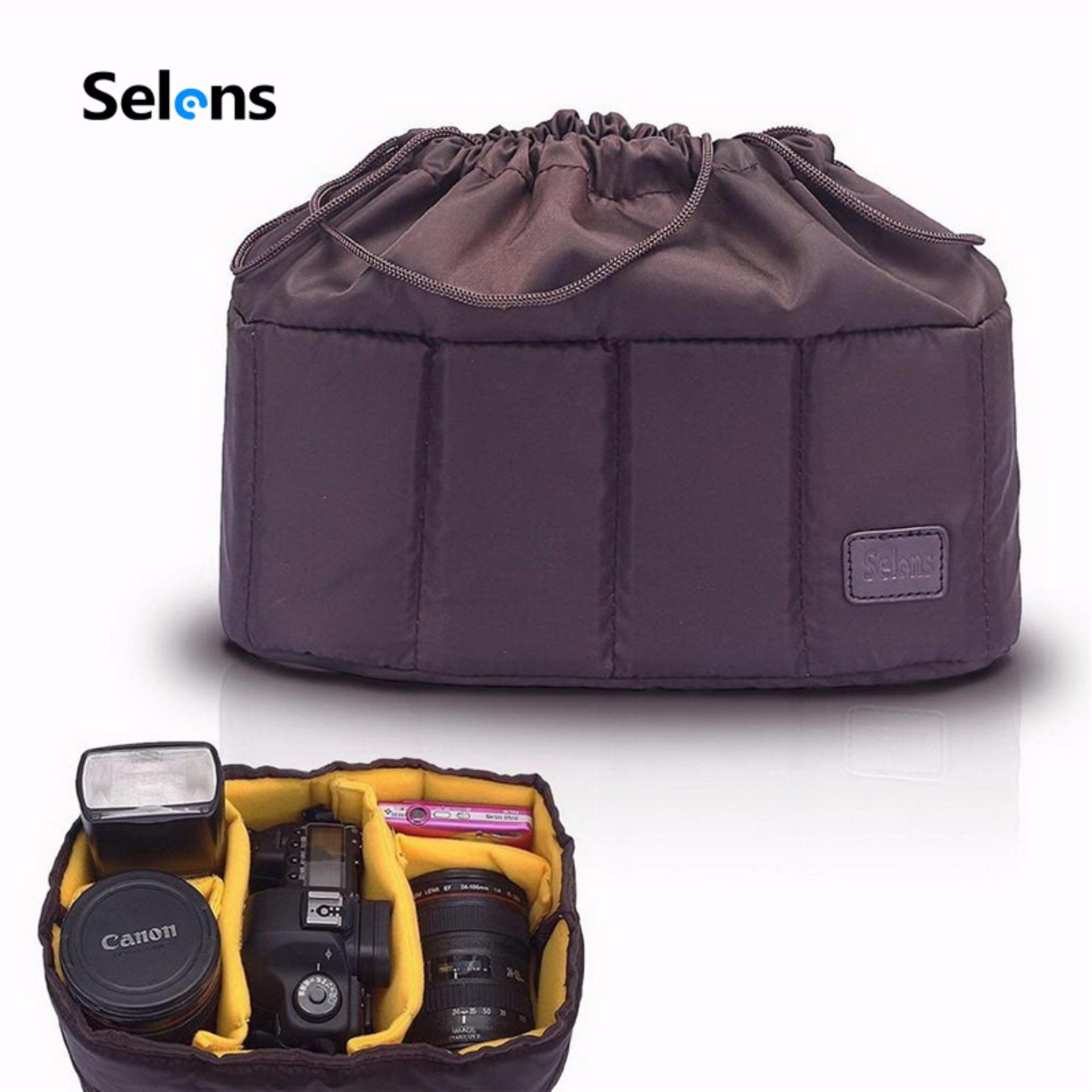 Selens High-Capacity Shockproof DSLR SLR Camera Padded Bag Case Partition Camera Insert, Make Your Own Camera Bag 