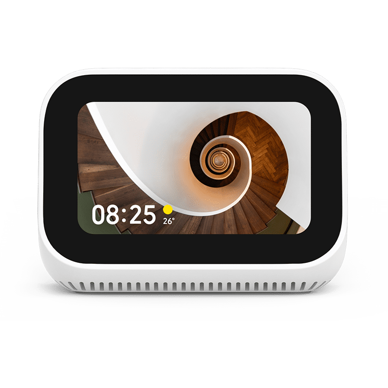 For Mi Smart Clock 3.97 Inch Display Google Music Portable Bluetooth Touch Screen Speaker Control Smart Home Devices