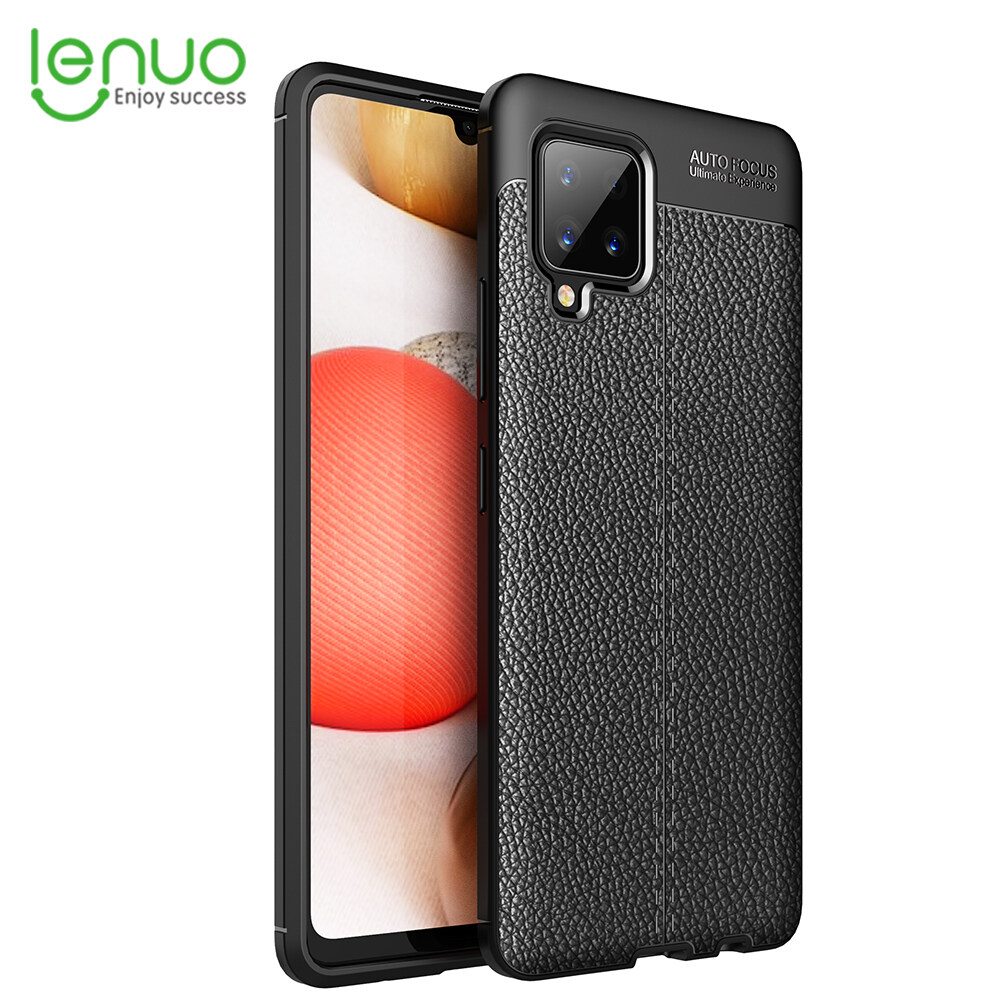 Lenuo for Samsung Galaxy A42 5G Soft TPU Case - All-inclusive Protection Dermatoglyph Phone Silicone Back Cover