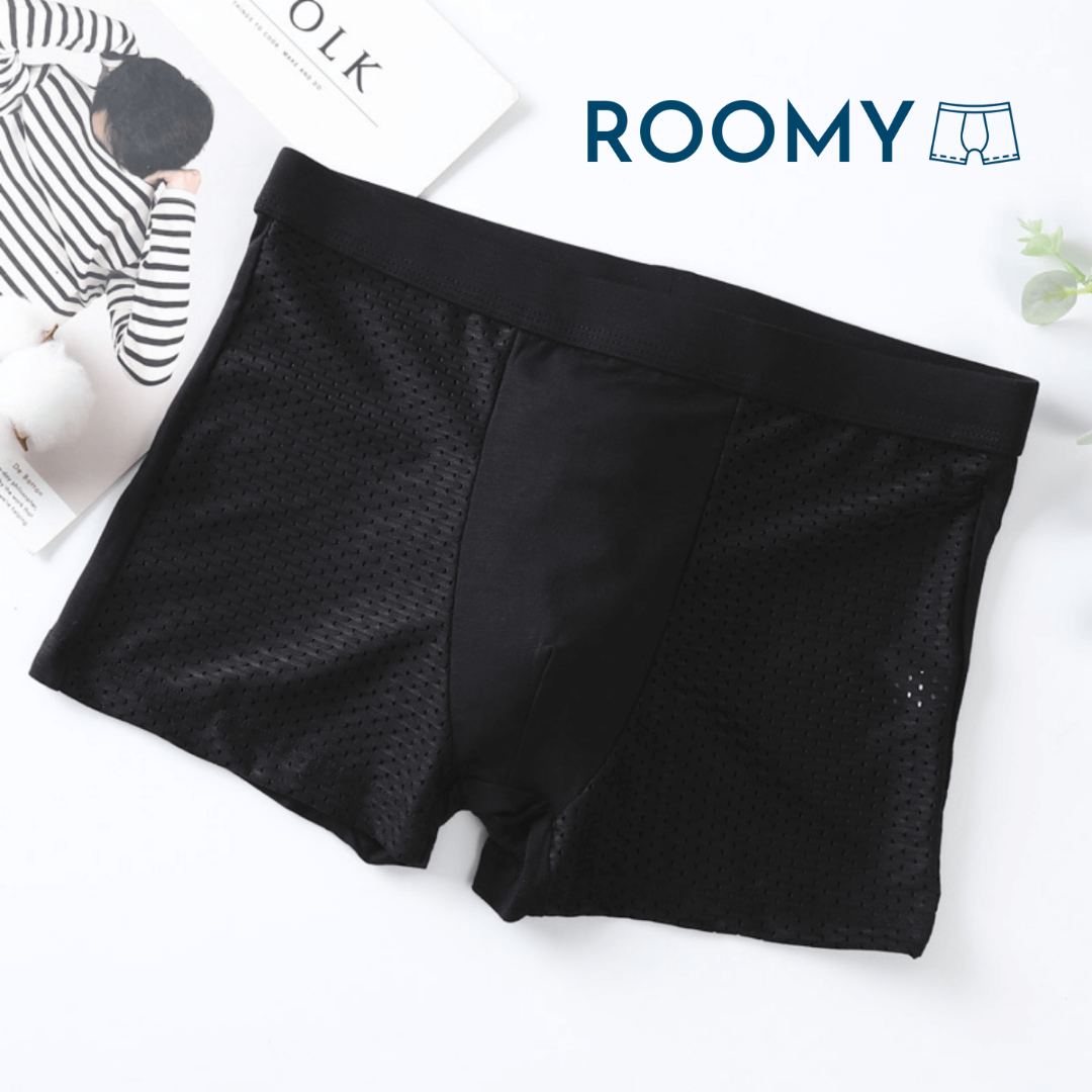 [Buy 6 Free 1] Ice Silk Men Boxer Briefs | Premium Underwear Cooling Bamboo Spandex Men Under Garment Breathable Trunk Shorts | Mens Soft Sexy Brethable Plain Airy Boxer Briefs For Man Boys Plus Size 