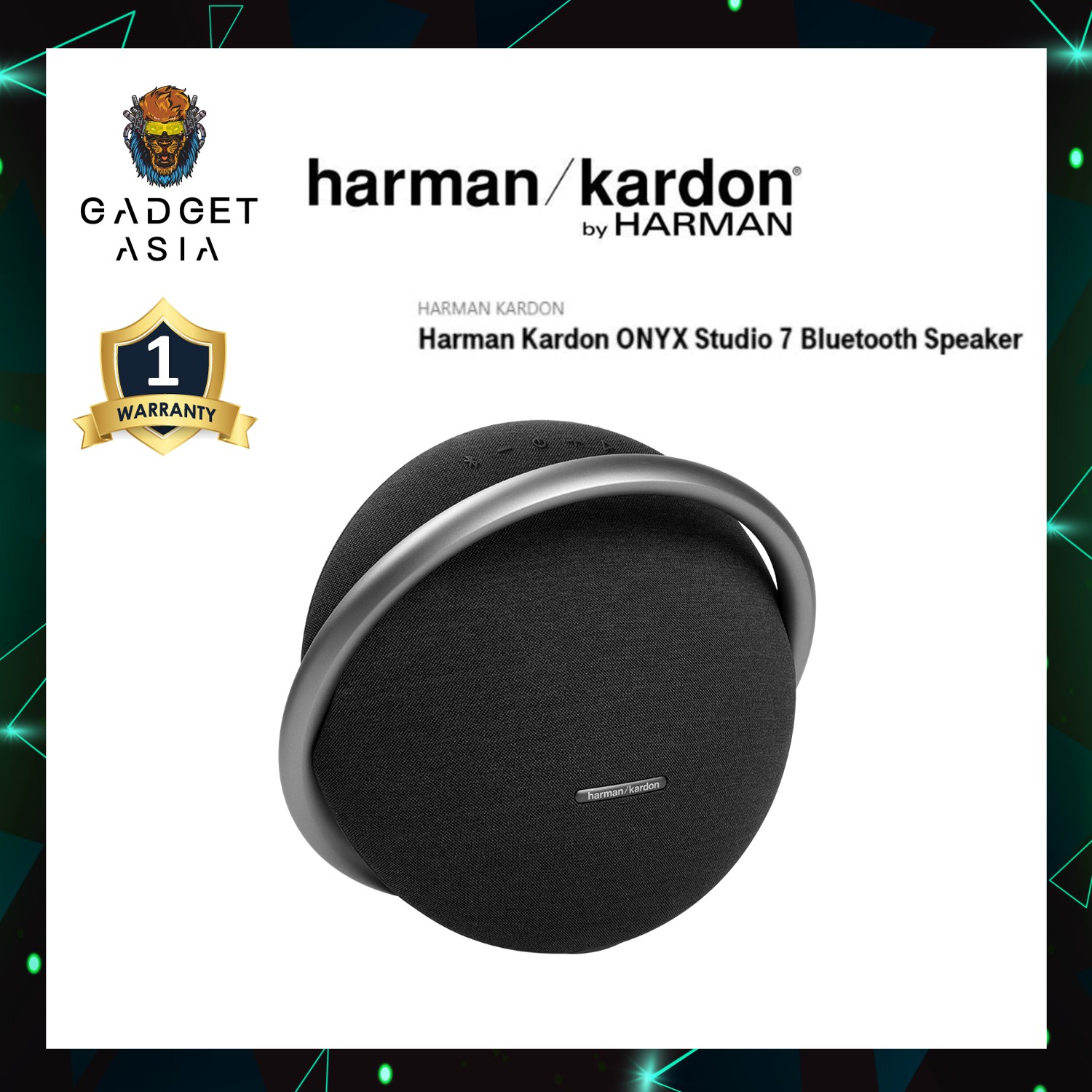 (NEXT DAY DELIVERY) Harman Kardon Onyx Studio 7 Portable Stereo Bluetooth Speaker
