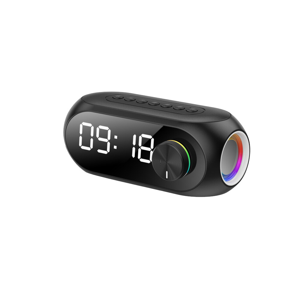 S8 Wireless Bluetooth Speaker Multi-function Stereo Bass Speakers Alarm Clock FM Radio TF Card Aux Music Playback With HD Led Display