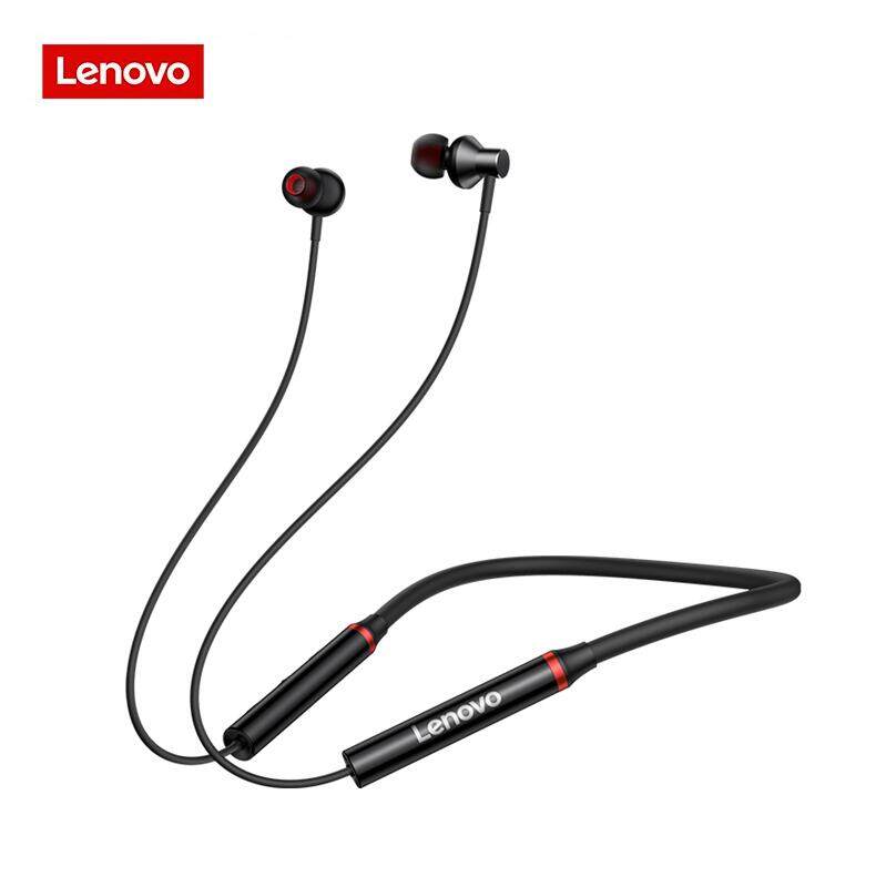 (Buy One Get One Free Gift）100% Original Lenovo HE05X Bluetooth 5.0 Earphones Waterproof Wireless HIFI Sound Magnetic Neckband Headset Sports Headphones