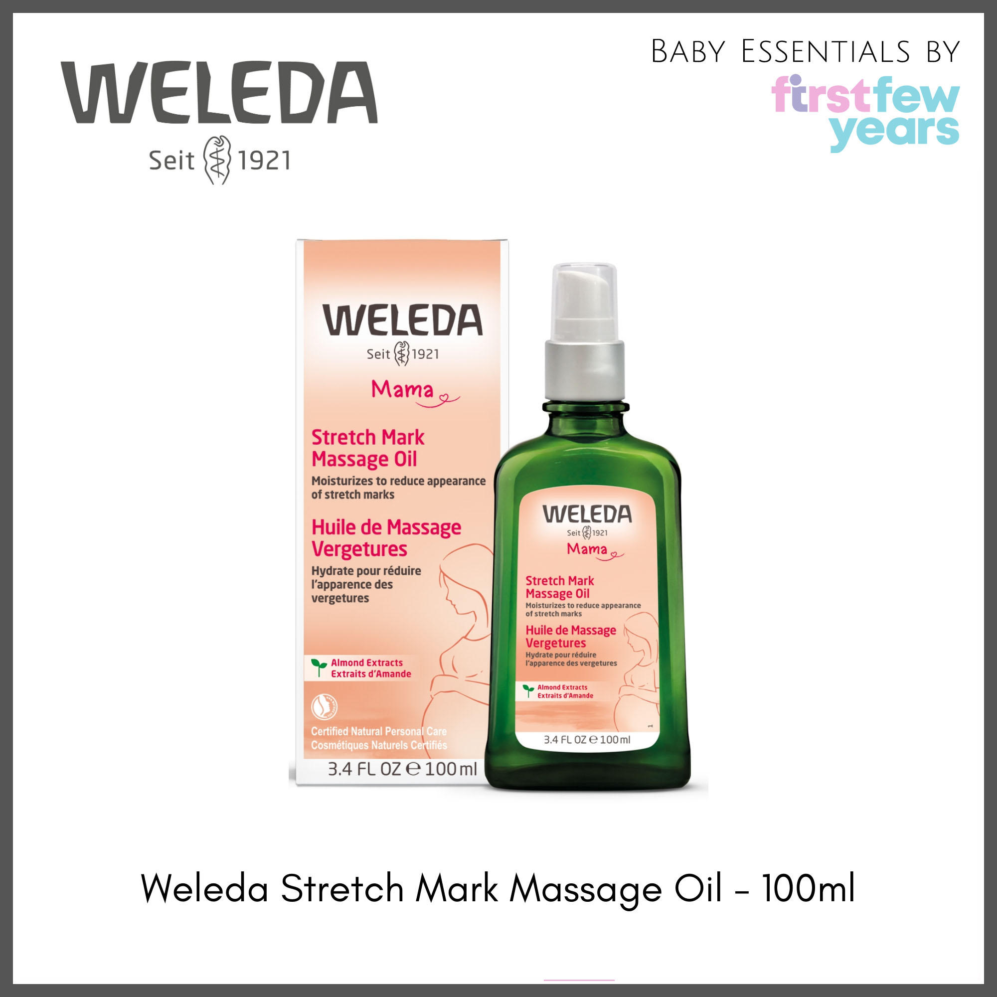 Weleda Stretch Mark Massage Oil - 100ml