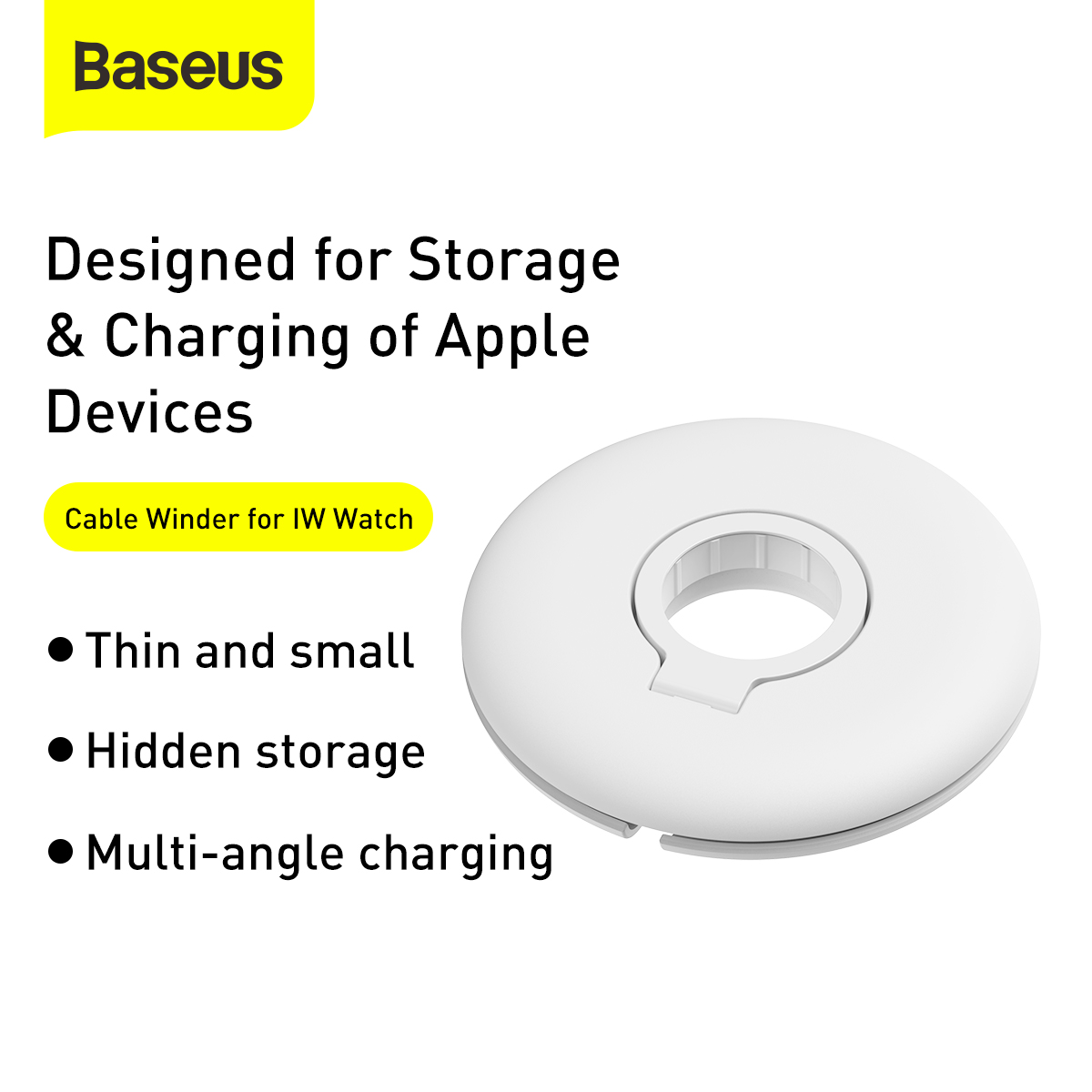 Baseus Apple Watch Cable Storage Organizer Charger Stand Holder Compatible With Apple Watch 5 4 3 2 38mm 42mm 40mm 44mm Cable Storage Holder iWatch