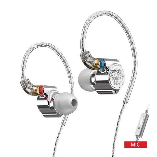 TRN TA1 1BA+1DD Knowles Drive In Ear Earphone HIFI Earphone Metal Earphone Earbud With MMCX Silver-plated Cable TRN V90S VX BA8