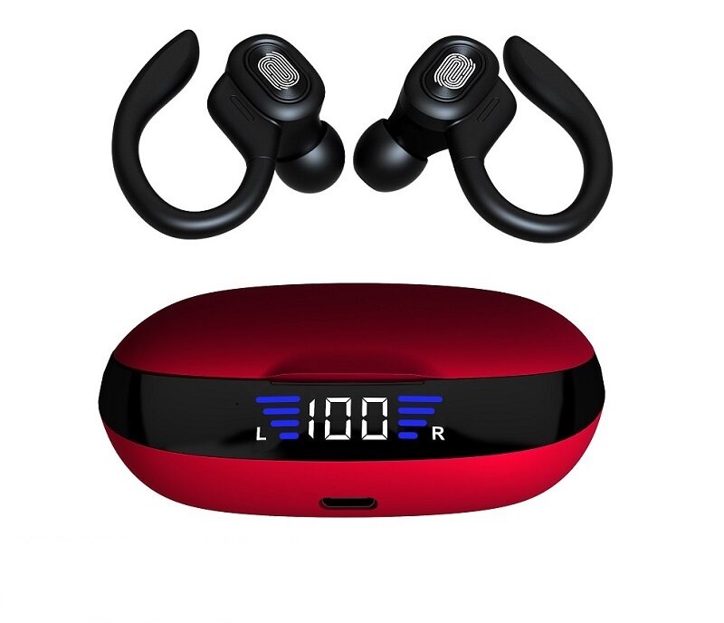 Vitog Original High Quality Ergonomic TWS Wireless Bluetooth Earphone With Mic/LED Display,Touch Control Noise Reduction Wireless Earbuds for Sport,Waterproof Bass Stereo Bluetooth Headset for iPhone 