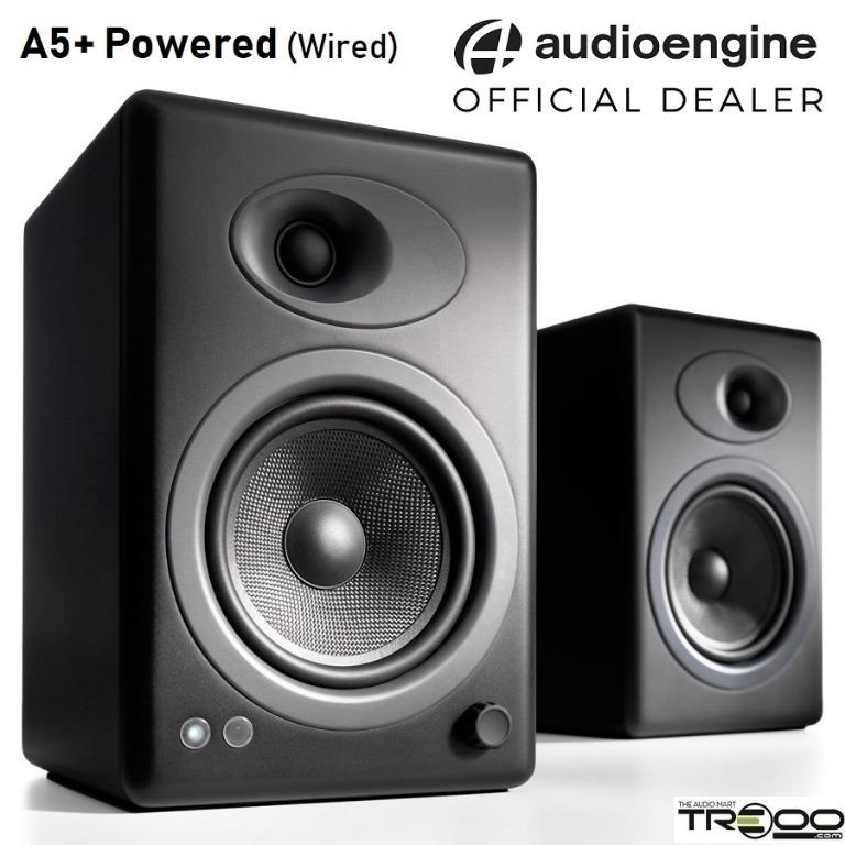 Audioengine A5+ Wired Desktop Bookshelf Speakers
