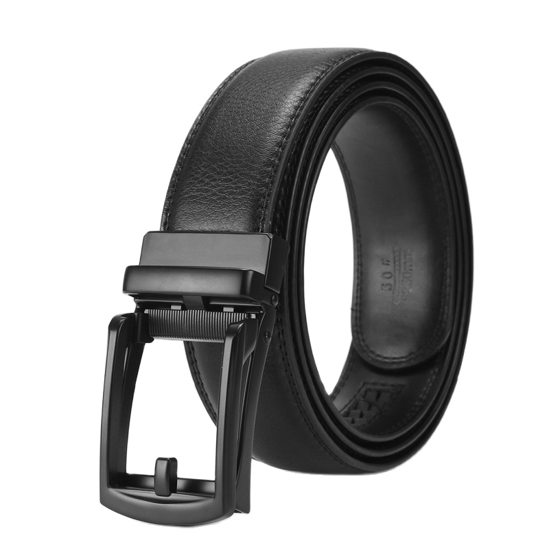 Business belt New Male Designer Automatic Buckle Cowhide Leather men belt Luxury belts for men Ceinture Homme For jeans