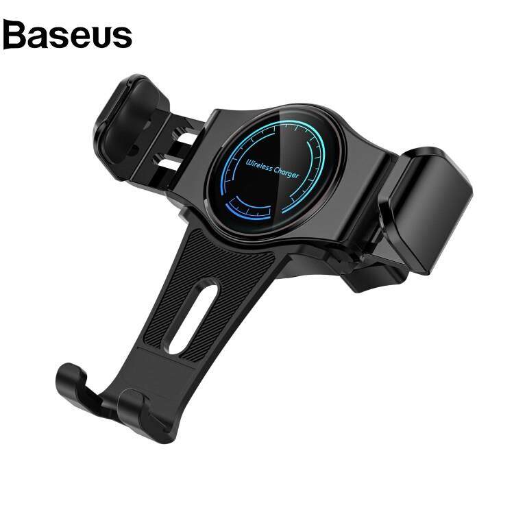 Baseus T3 15W Wireless Charger 360 Degree Rotatable Car Mobile Phone Bracket Air Outlet Cellphone Stand