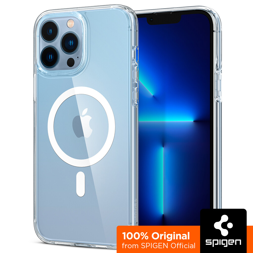 SPIGEN Case for iPhone 13 Pro Max [Ultra Hybrid MagFit] Dual Layer Case with Embedded Magnet for a Stronger MagSafe Hold / iPhone 13 Pro Max Case / iPhone 13 Pro Max Casing / iPhone 13 Pro Max Cover /
