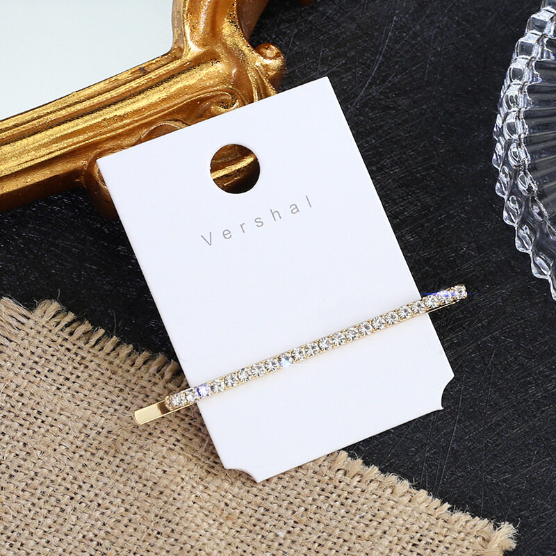 1pc Fashion Hair Band Korean Retro Light Luxury Alloy Rhinestone Pentagram Headband Hair Accessories for Women