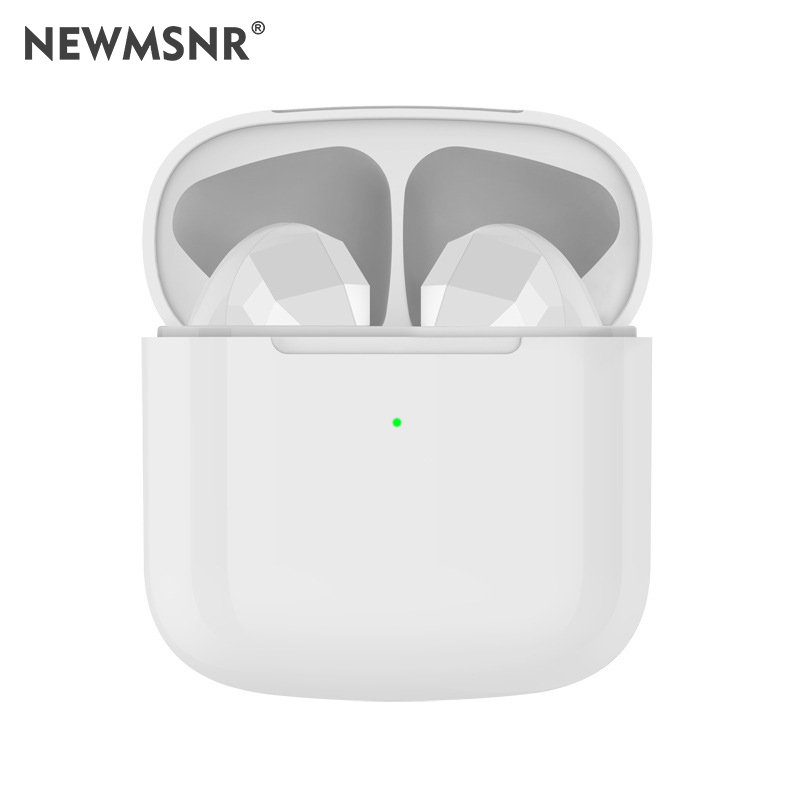 Newmsnr 9D HiFi Bass Bluetooth Earphone Built In Mic Wireless Earphones Mini Size Headphones Touch Control Headset IPX5 Waterproof Earpods Noise Cancelling Earbuds For Samsung /Xiaomi/ Huawei /Oppo/Vi