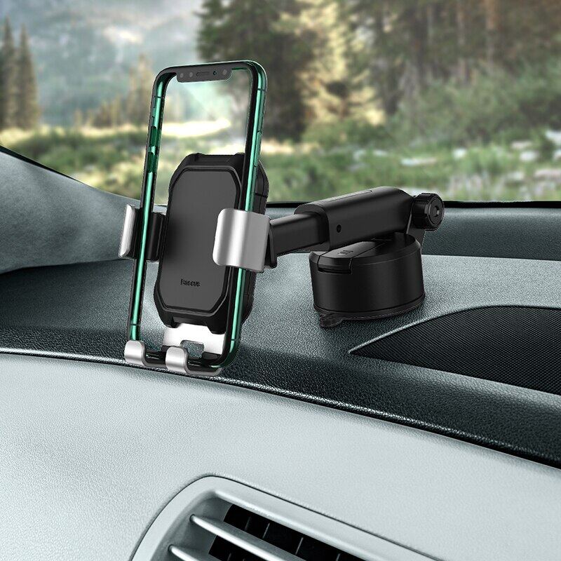 Baseus Gravity Car mobile phone holder + Suction Cup Adjustable Universal Holder For Phone In Car Mobile Mobile Smartphone Support
