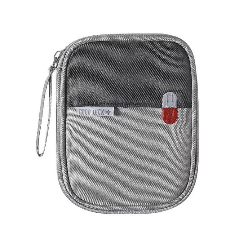 First Aid Bag 11x14x2cm Empty First Aid Pouch,Mini Portable Medical Bag for Outdoor Camping Hiking Travel Emergency，Multifunction Emergency Medicine Storage Bag