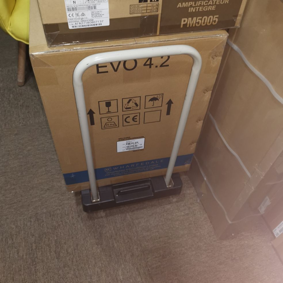 wharfedale evo 4.2 walnut 1 pair 1 year warranty