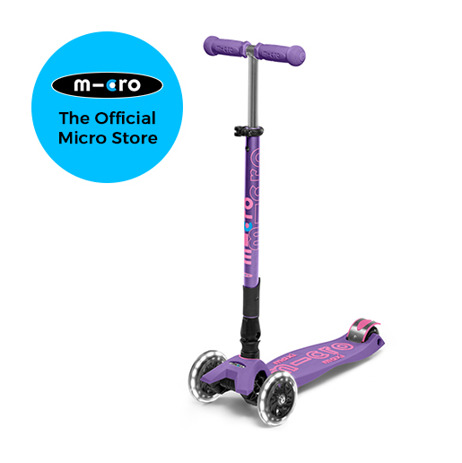 Maxi Micro Scooter Deluxe Foldable LED