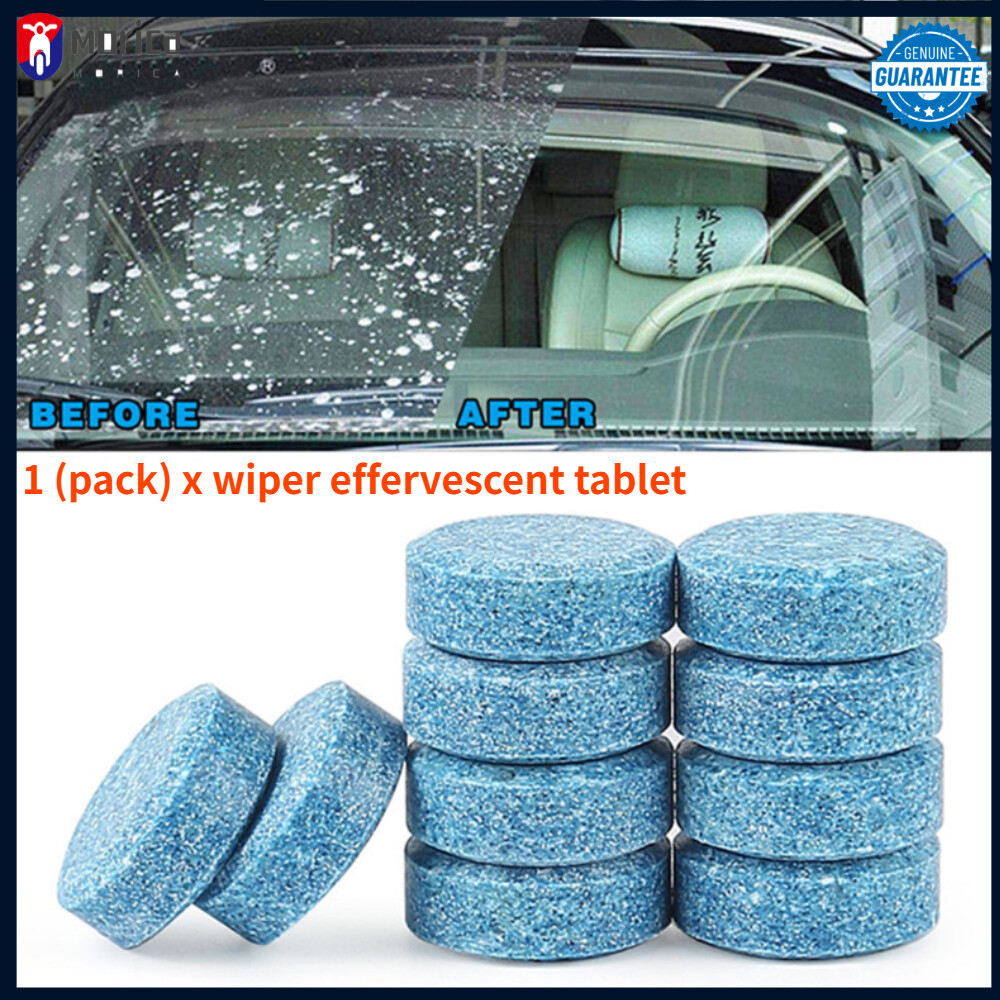【Sunydeal】car Solid wiper tablets Effervescent Wash Cleaner Windshield Glass Cleaning