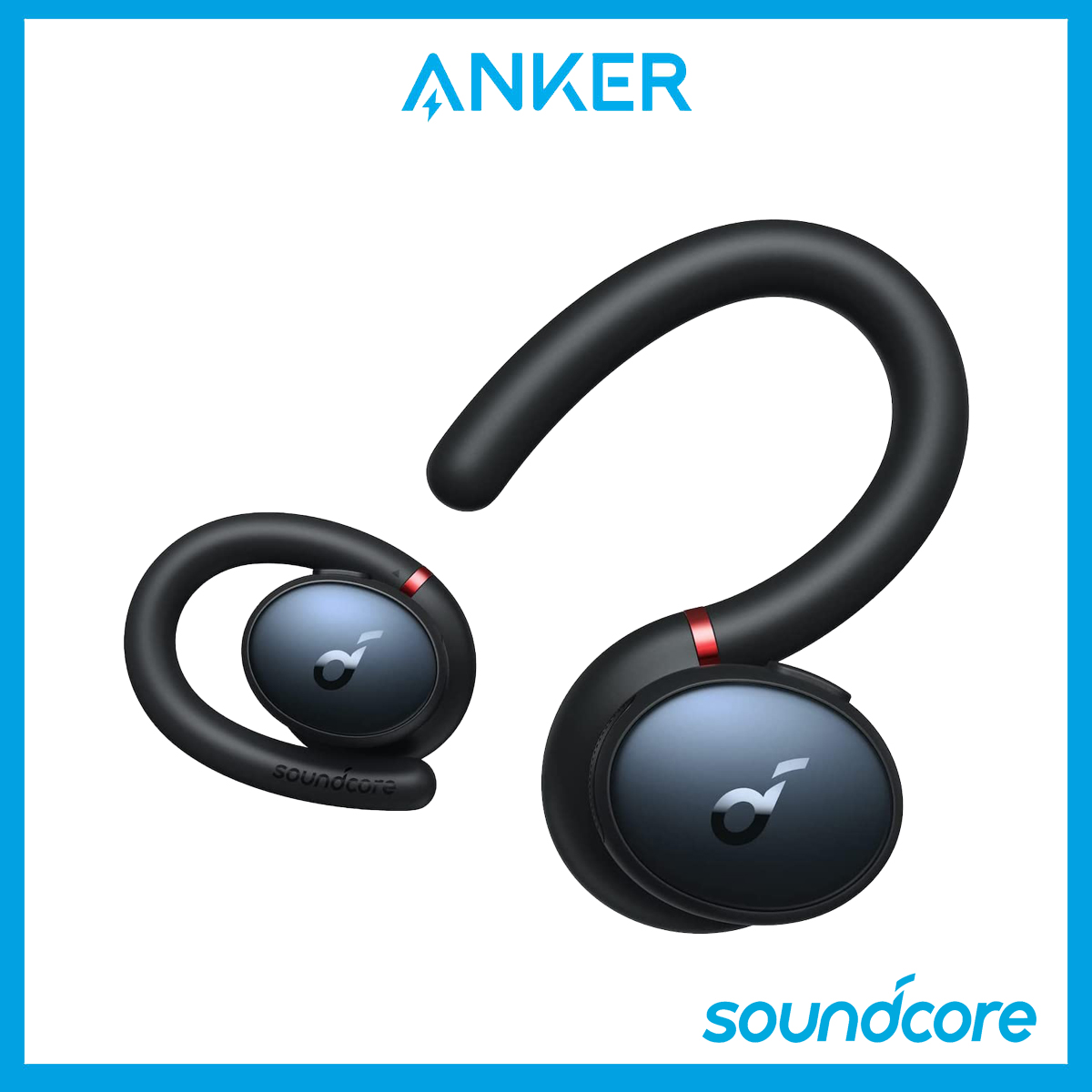 Anker Soundcore Sport X10 True Wireless Earbuds Bluetooth Earphone, Bluetooth 5.2 Workout Headphones, Rotatable Ear Hooks, Deep Bass, IPX7 Waterproof, Sweatproof, 32H Play, Fast Charge, Sport Earbuds,