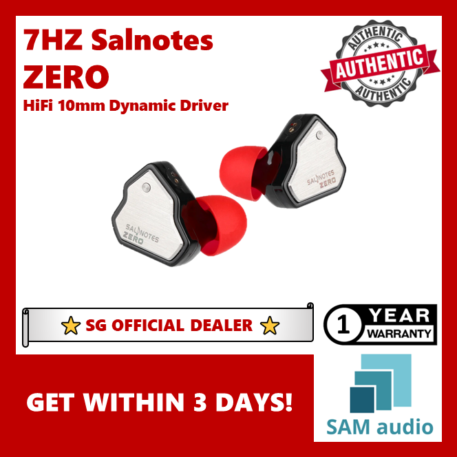 [?SG] 7HZ Salnotes Zero 10mm N52 Magnet, Fine Tuning With Metal Composite Diaphragm Dynamic Driver IEM
