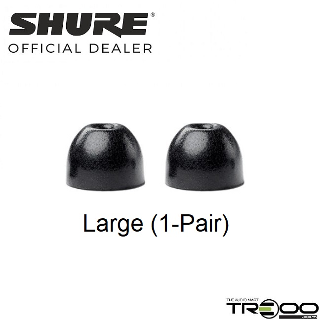Shure Olive EABKF1 Professional Foam Eartips (S, M, L) for Shure, Westone, Etymotic, Brainwavz, etc.